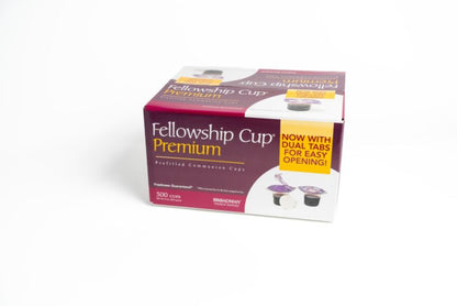 Fellowship Cup® Premium - Prefilled Communion Cups with Juice and Wafer (500 Count Box)