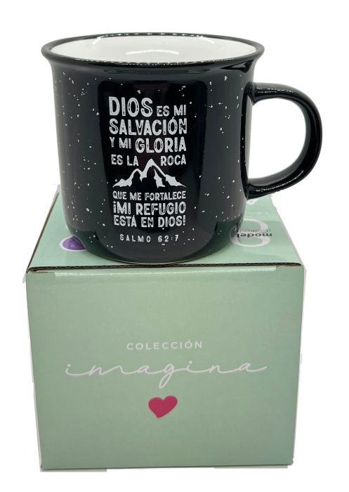 TAZA COLECCION IMAGINA - MI SALVACION SALMO 62:7