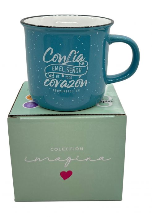 TAZA COLECCION IMAGINA - CONFIA EN SENOR PROVERBIOS 3;5