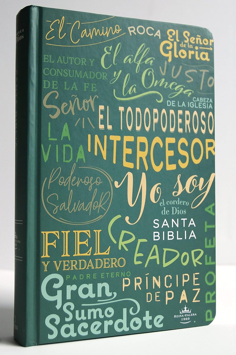 Biblia RVR 1960 letra grande tamaño manual, con nombres de Dios