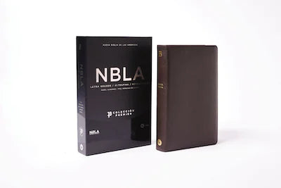 NBLA BIBLIA ULTRAFINA, LETRA GRANDE, COLECCIÓN PREMIER, CAFÉ Edición Limitada