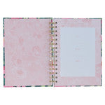 First My Mother Pink Peony Large Wirebound Journal