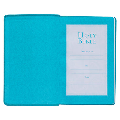 Teal Faux Leather King James Version Gift Edition Bible