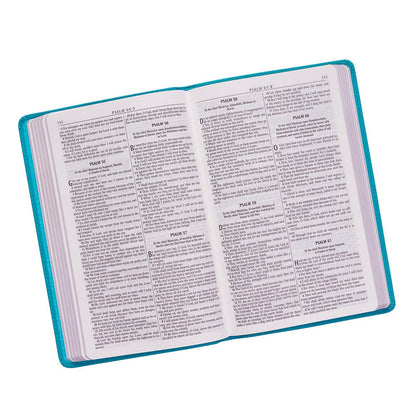 Teal Faux Leather King James Version Gift Edition Bible