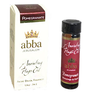 ABBA ANOINTING OIL -  Pomegranate - Blessings & Favor  1/4 oz