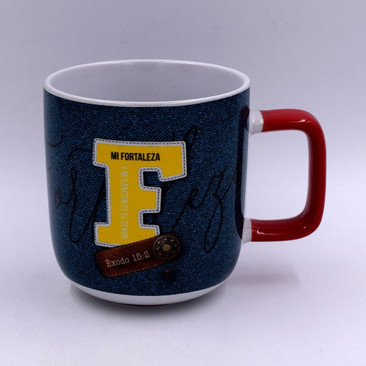 Taza Fortaleza (Éxodo 15:2) Jean