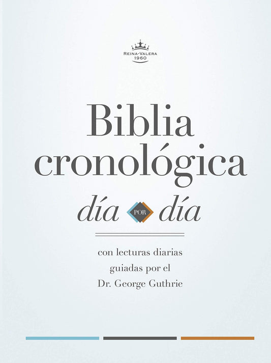 RVR 1960 Biblia cronológica, día por día, tapa dura