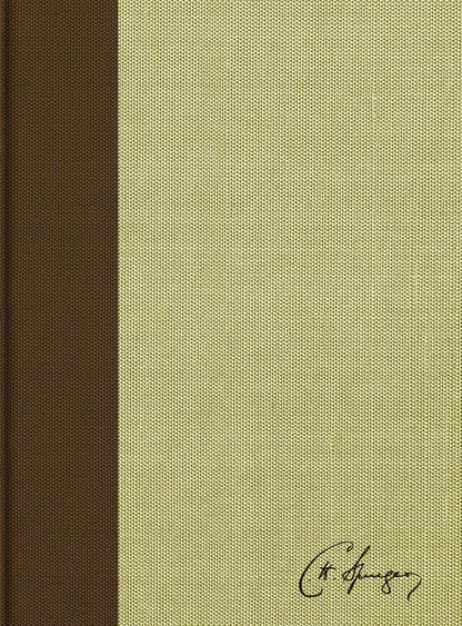 RVR 1960 Biblia de estudio Spurgeon, marrón claro, tela