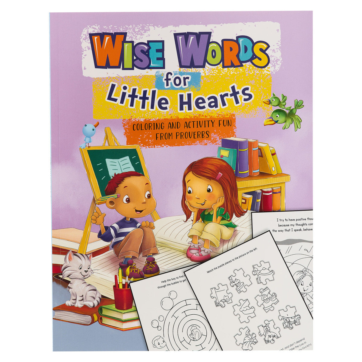 Wise Words for Little Hearts Coloring and Activity Book