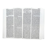 Biblia Reina Valera 1960 tamaño manual Letra Grande 12 puntos. Versículos seguidos. Tapa flex Blanco negro con Espada