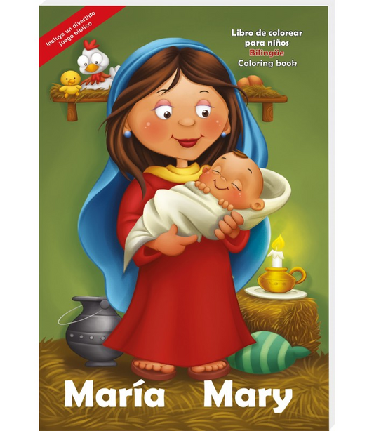 Maria- Libro de Colorear Gigante