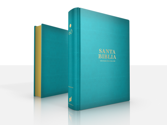 Biblia Letra Grande Tamaño Manual RVR1960 (Turquesa)